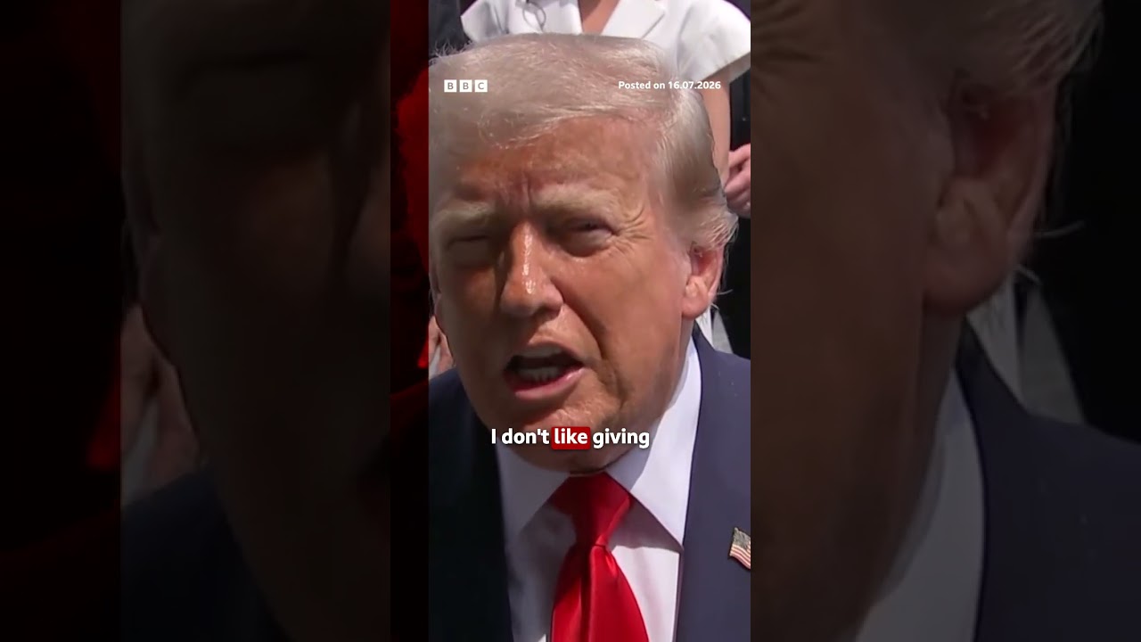 ‘They better behave’ – US President Trump on striking Iran. #Iran #US #BBCNews