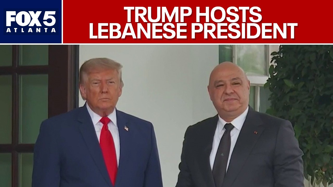 Trump hosts Lebanese President Joseph Aoun at White House | FOX 5 News