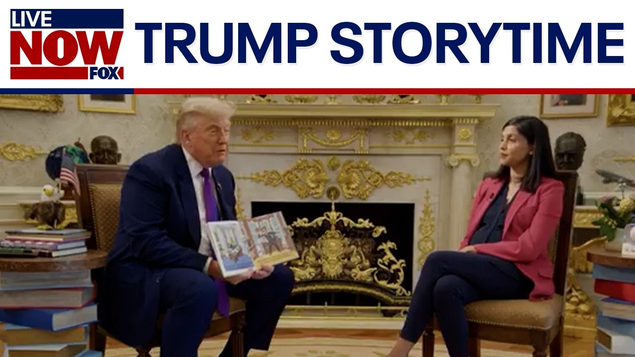 Trump reads children’s book on Usha Vance’s podcast