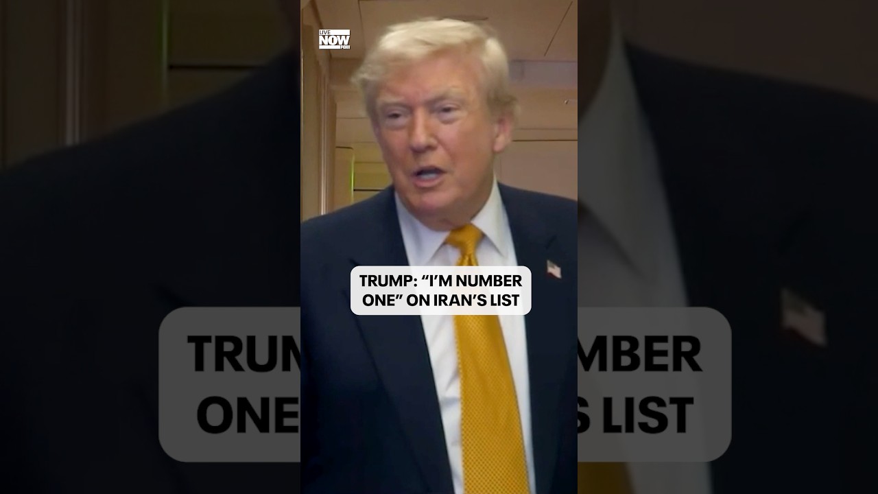 Trump says he’s #1 on Iran’s list, adds that he always faces a threat,