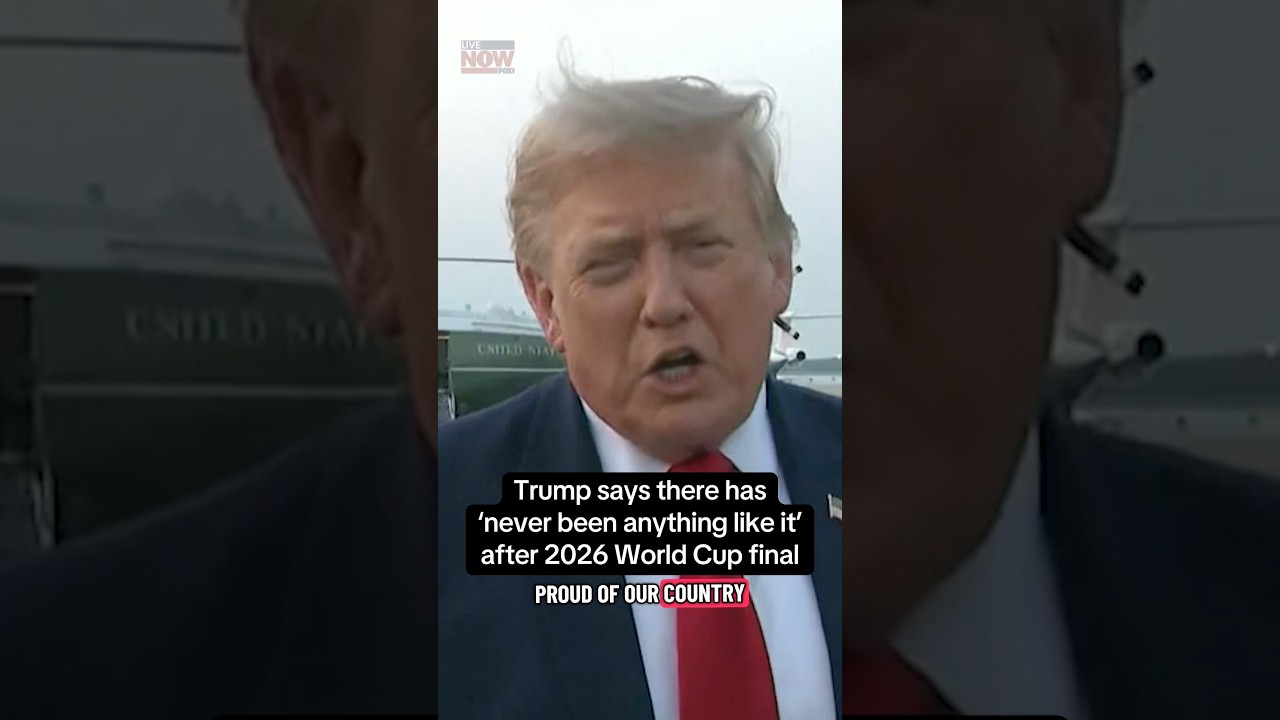 Trump speaks after World Cup final