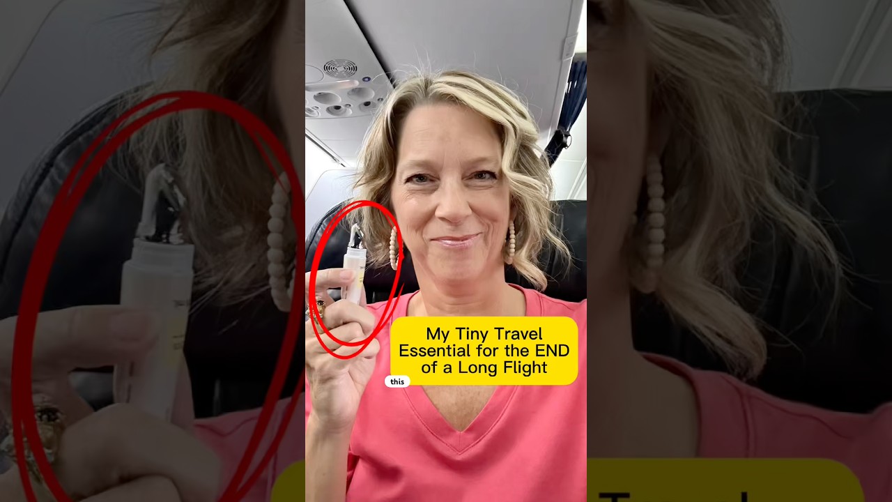 Under Eye Bag Travel Essential for the End of an Overnight Flight #travelessential
