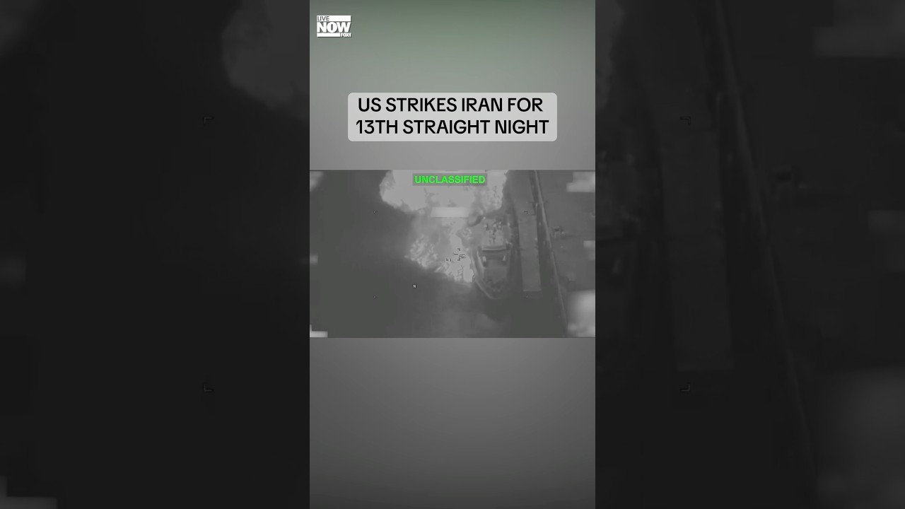 US strikes Iran for 13th straight night