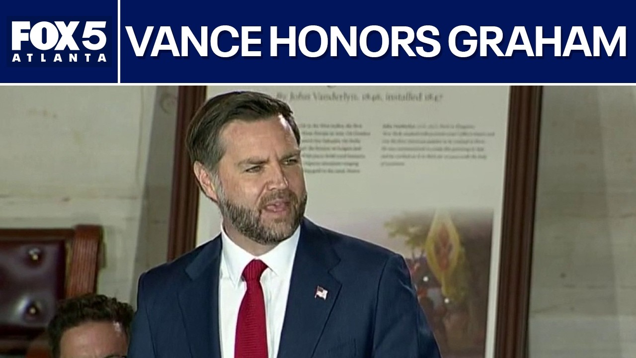 VP Vance pays tribute to late Senator Lindsey Graham | FOX 5 News