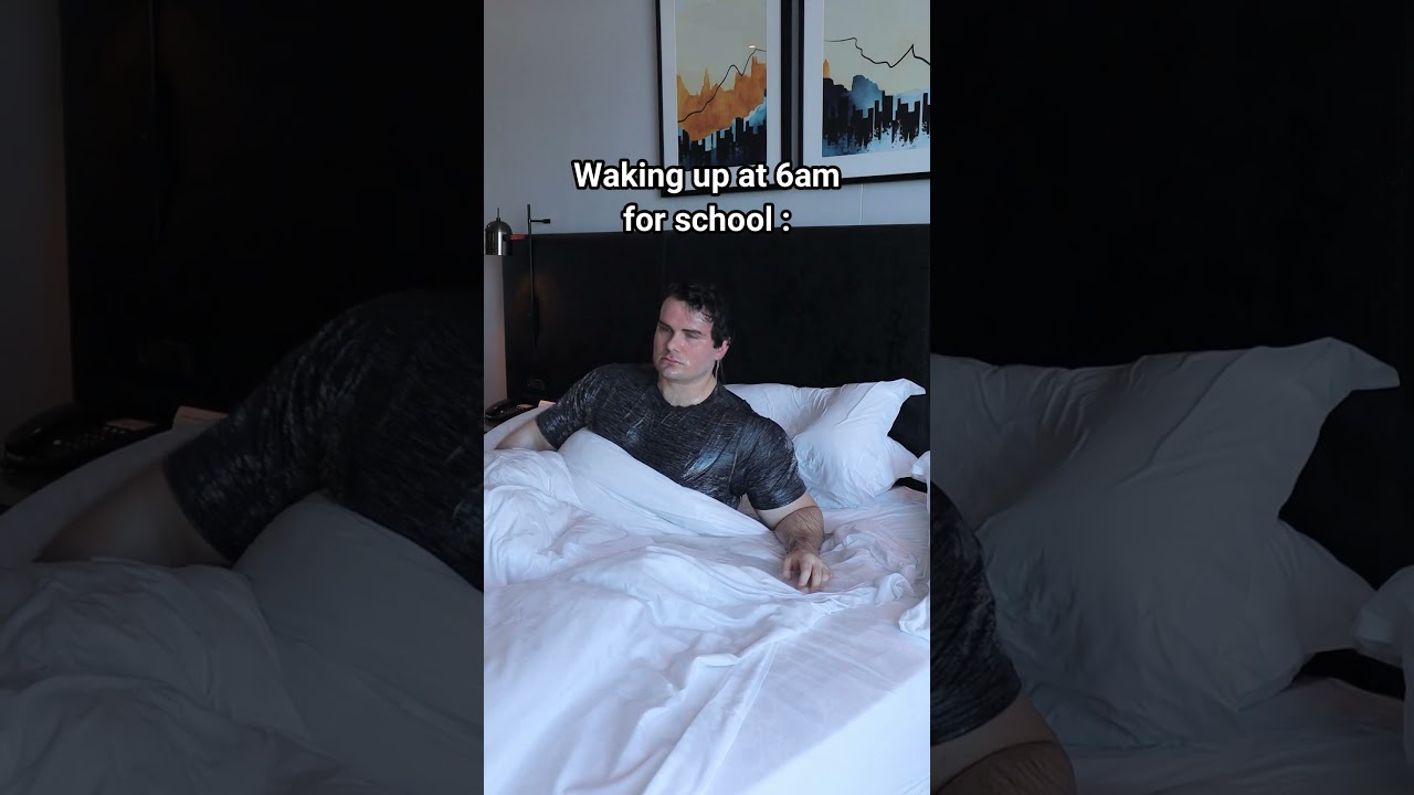 Waking Up At 4am For Vacation VS Waking Up At 6am For School.