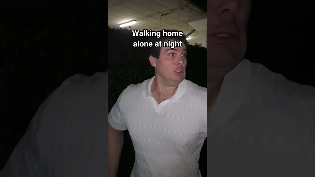 Walking Home Alone At Night.