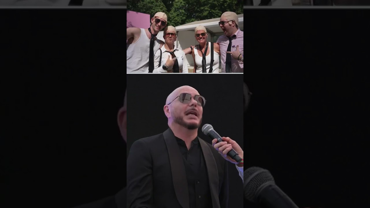 ‘We did it baldies!’: Pitbull fans break world record