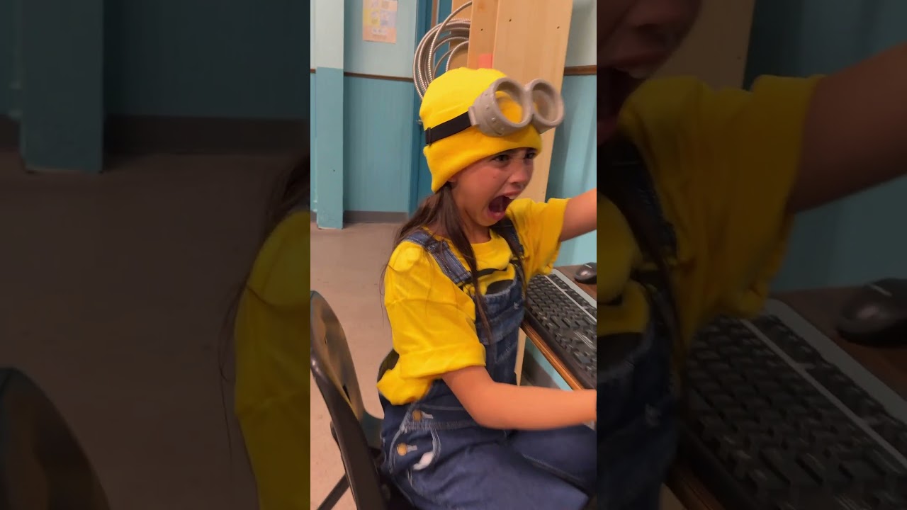 Whoever moves first… loses 😳🍌 #Minions #MinionsPartner #MinionsandMonsters