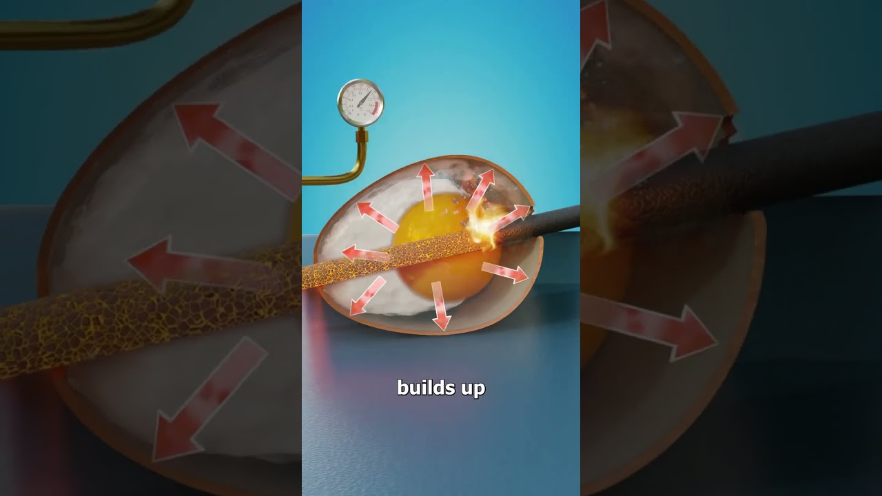 Why A Sparkler Burns Through An Egg 🤔