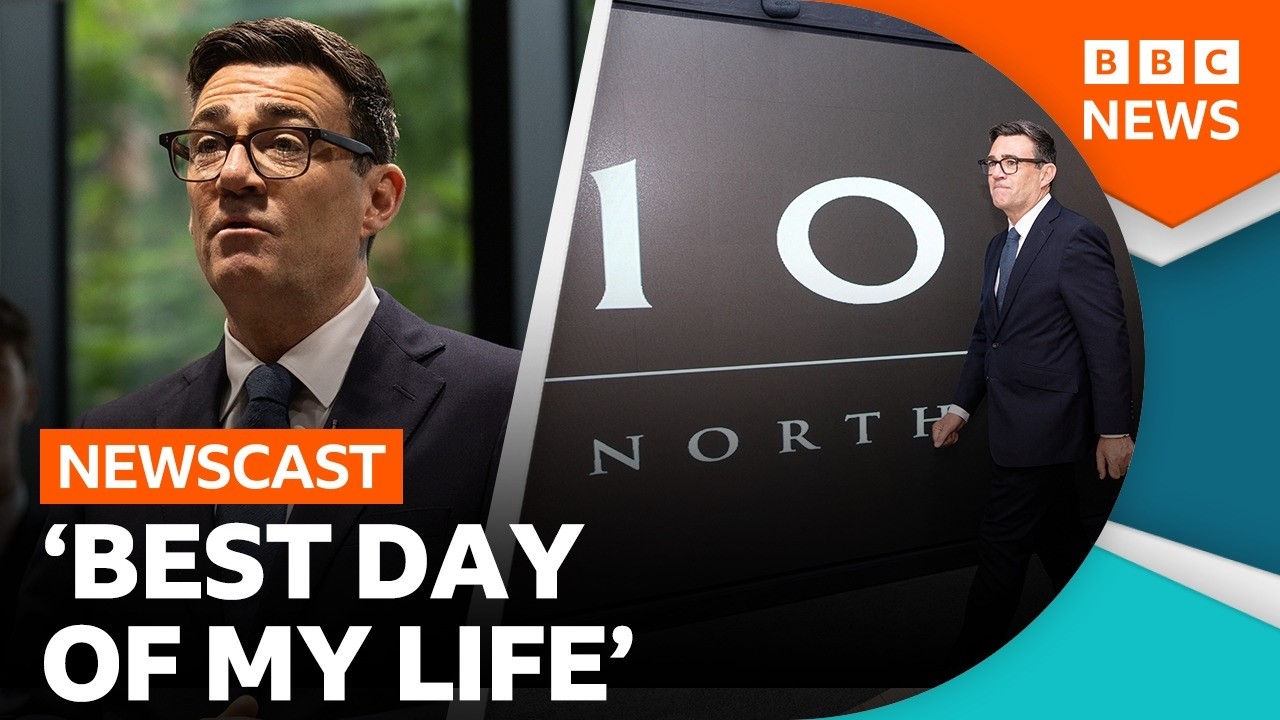 Why is today the ‘best day’ of UK Prime Minister Andy Burnham’s life? | BBC Newscast