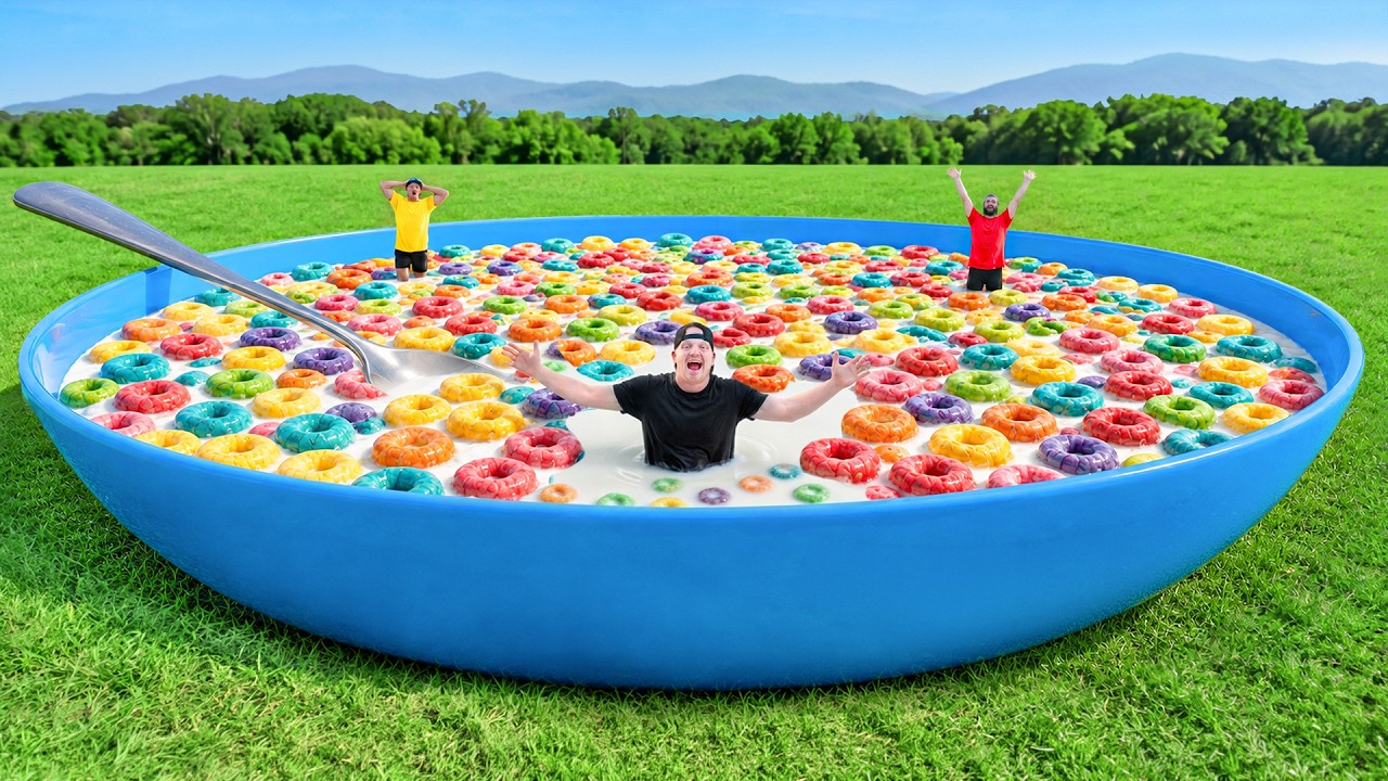World’s Biggest Bowl Of Cereal!