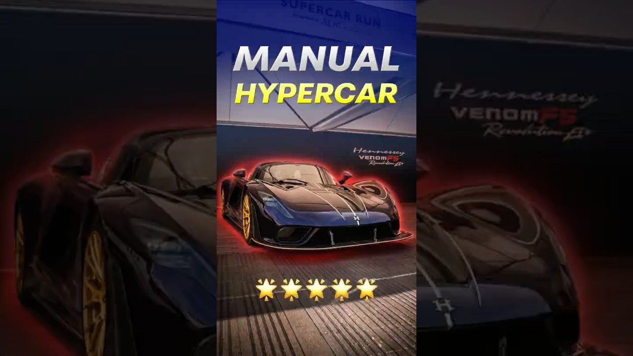 Worlds FASTEST Manual Hypercar: Hennessey Venom F5-M 🏎️💨