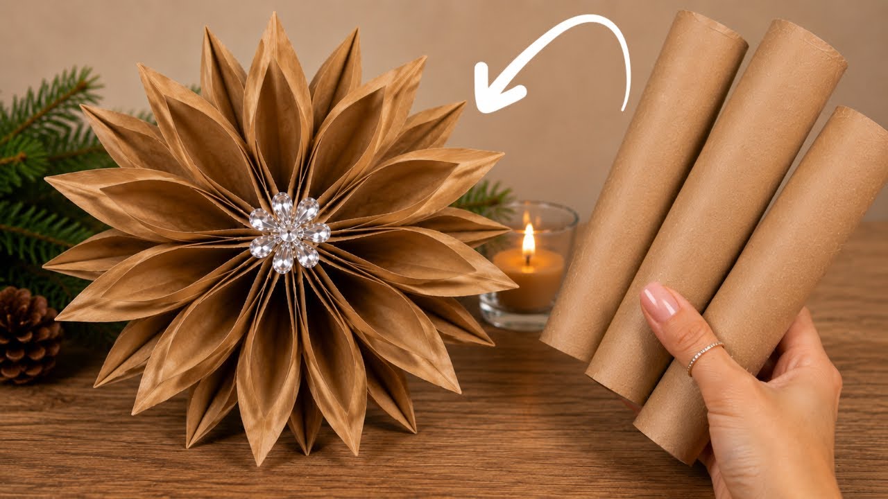 WoW! 🤩 You Won’t Believe This is Made from Cardboard Tubes!
