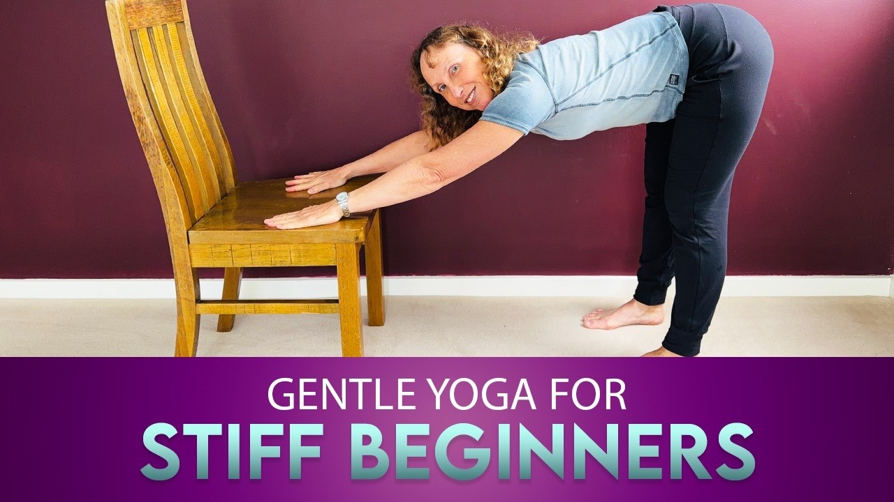 Yoga for stiff body beginners with master teacher
