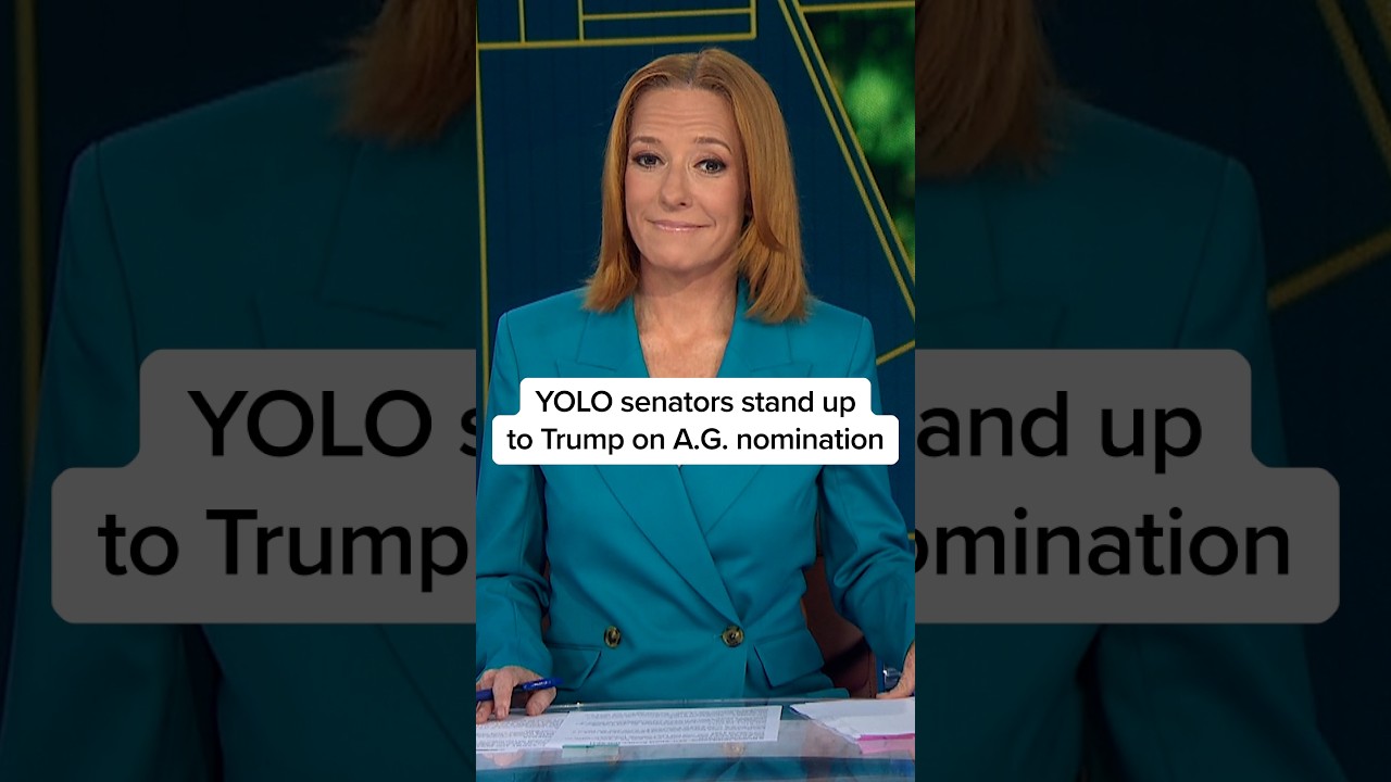 YOLO senators stand up to Trump on A.G. nomination