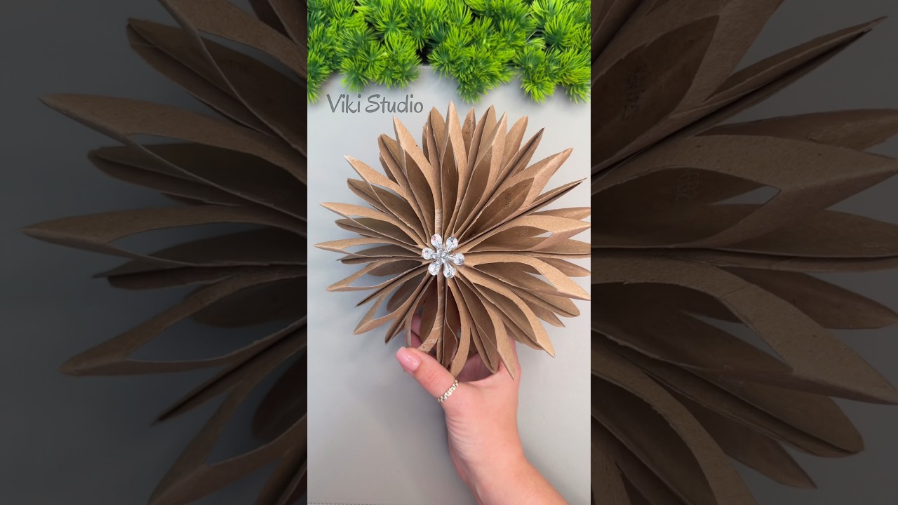 You Won’t Believe This Is Made from Paper Towel Rolls 😳 #asmr #diy #crafts #foryou #fyp