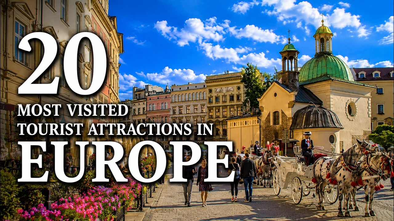 20 Most Visited Tourist Attractions In Europe 2026 | Travel Video