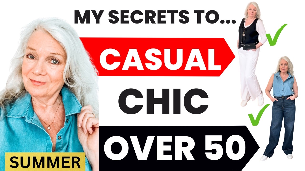 5 Casual Chic Classy Outfits Fashion Women over 50 & 60 & 70