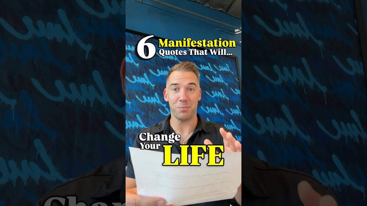 6 Manifestation Quote to Change Your Life