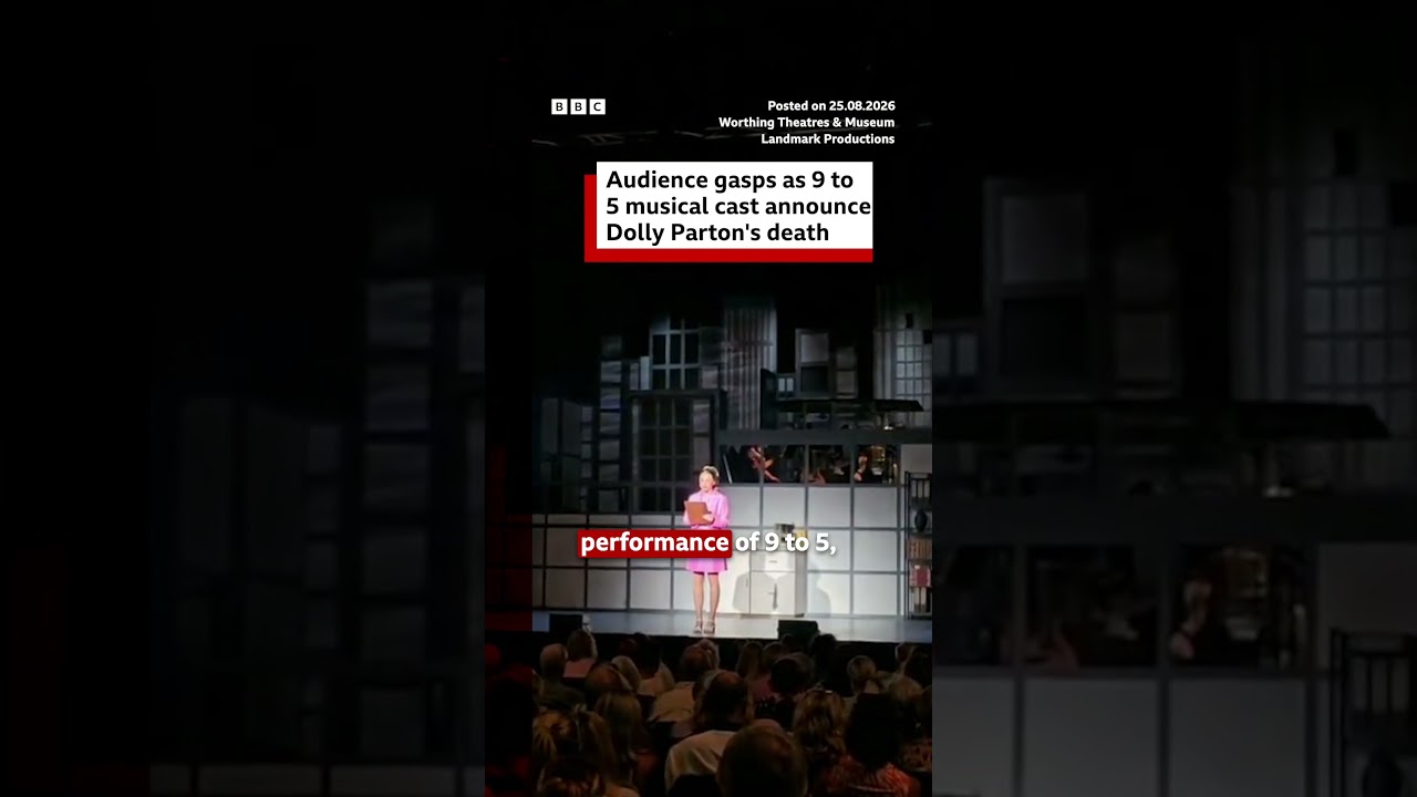 9 to 5 musical cast member pays tribute to Dolly Parton after her death aged 80. #BBCNews