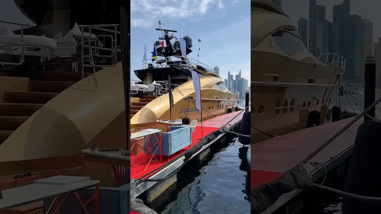 A Golden Yacht! 🛥️