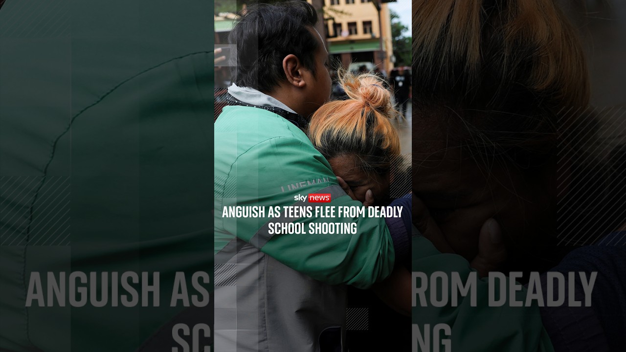 Anguish as teens flee from deadly school shooting
