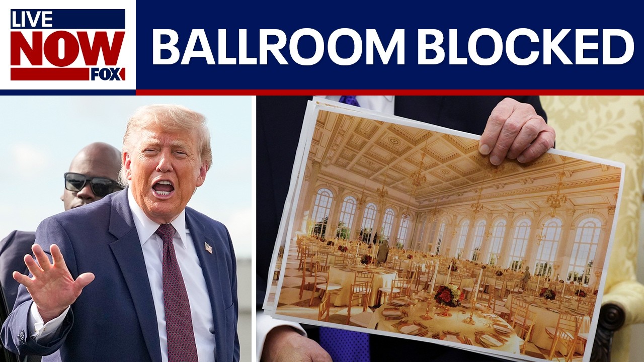 Appeals court blocks Trump’s ballroom construction