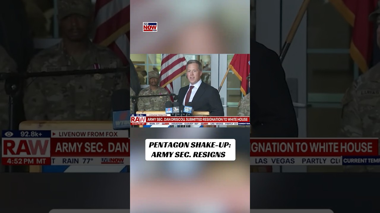 Army Secretary Dan Driscoll resigns