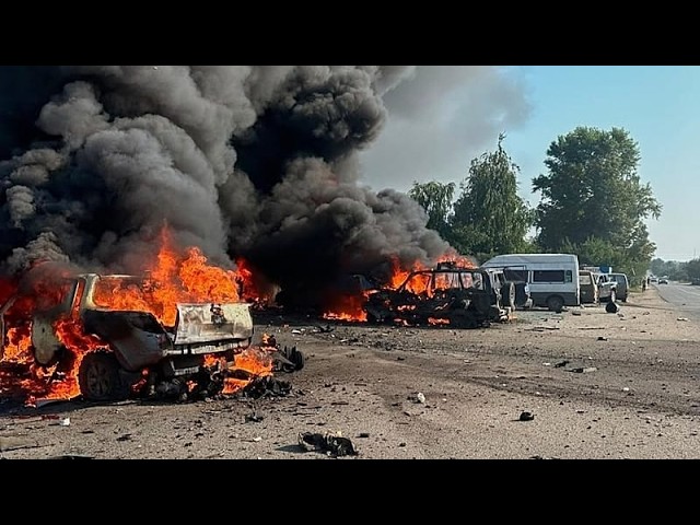 At least 10 killed in Russian strike in northeast Ukraine’s Kharkiv region, governor says