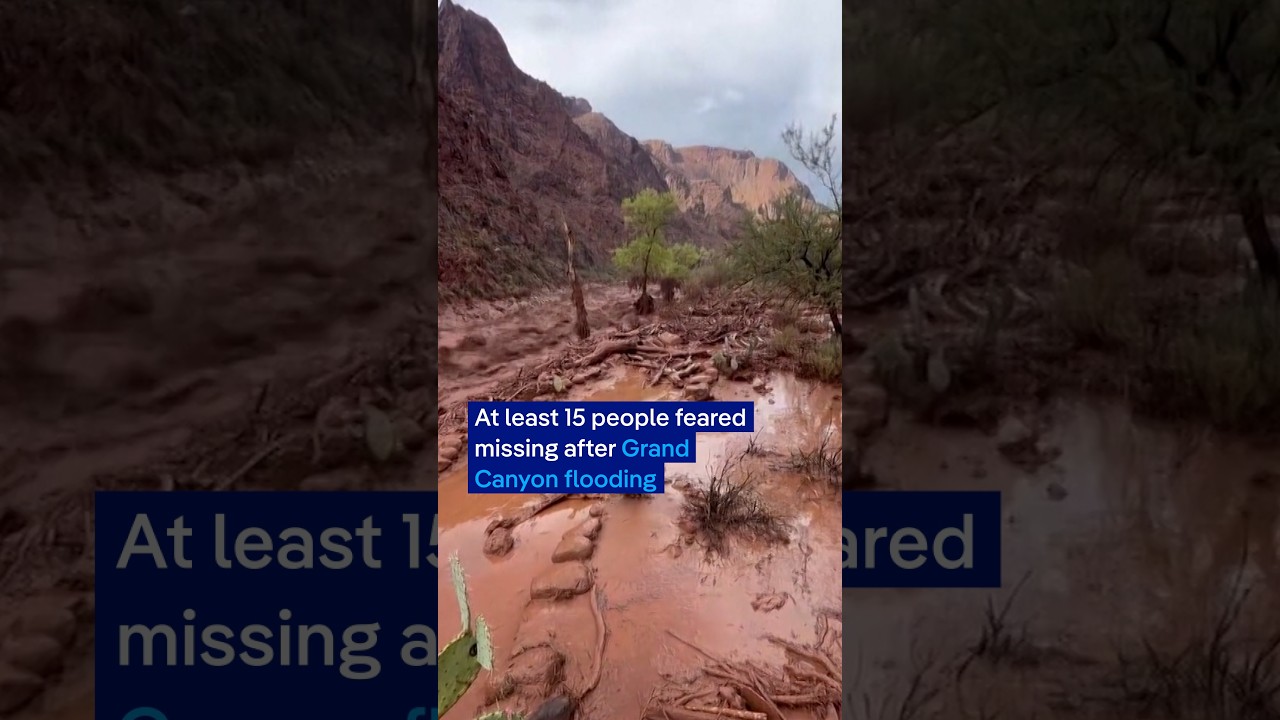 At least 15 people feared missing after Grand Canyon flooding | DW News