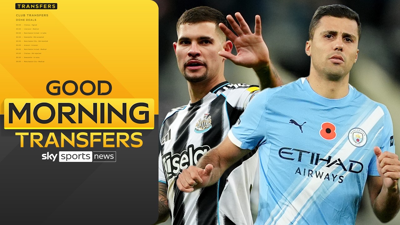 Barcelona & Real Madrid battle for Rodri as Guimaraes has Arsenal medical | Good Morning Transfers