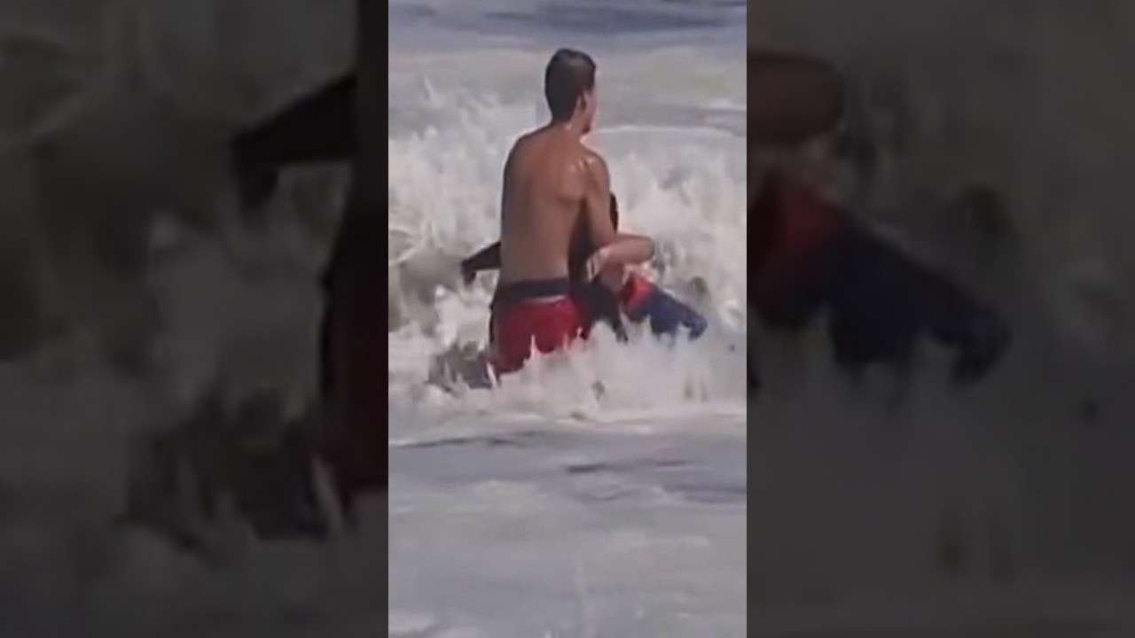 Boy who was rescued from California surf speaks out