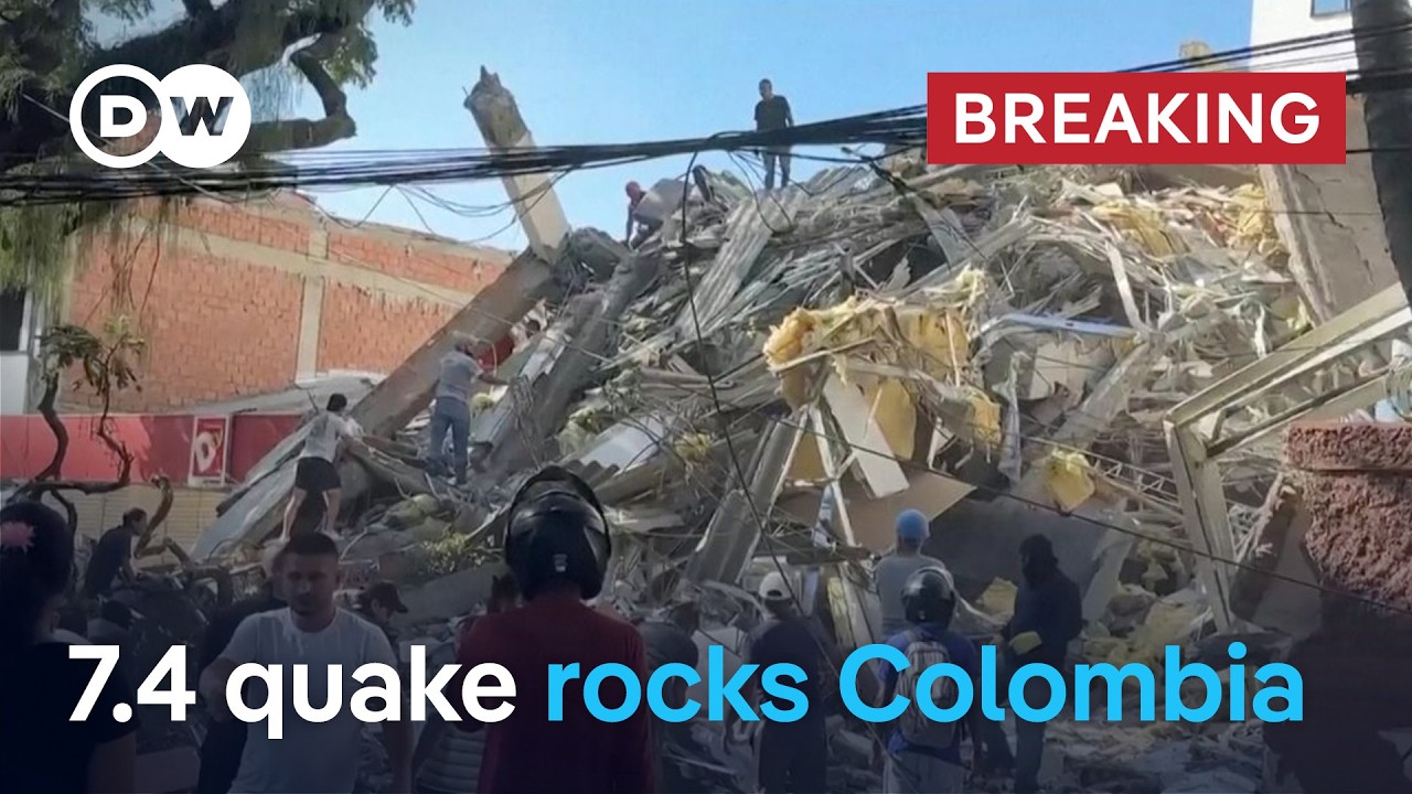 BREAKING: Deadly earthquake leaves trail of destruction across Colombia | DW News
