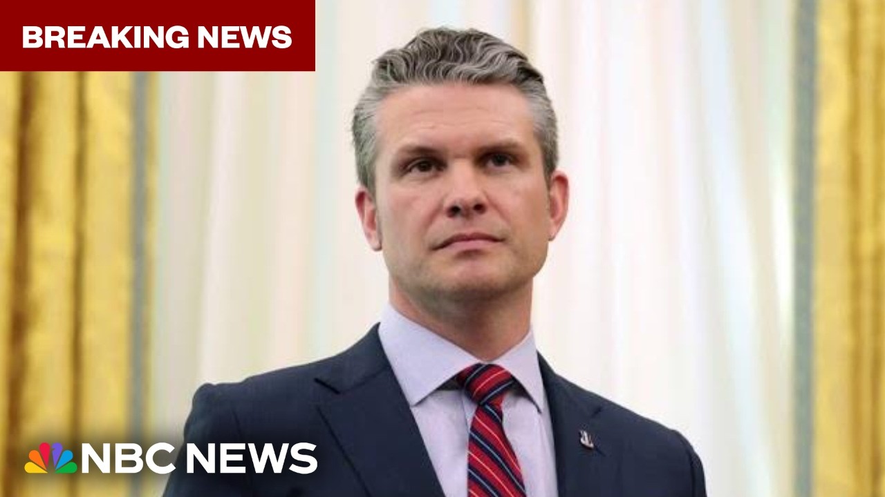 BREAKING: Hegseth considering presidential run, sources tell NBC News