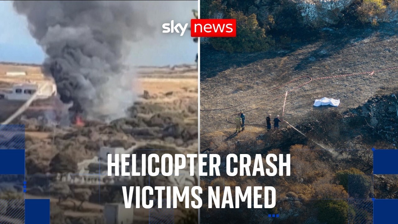 British couple killed in Greek helicopter crash named