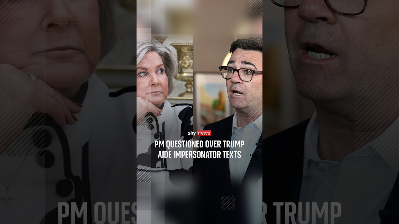 Burnham questioned over Trump aide impersonator texts