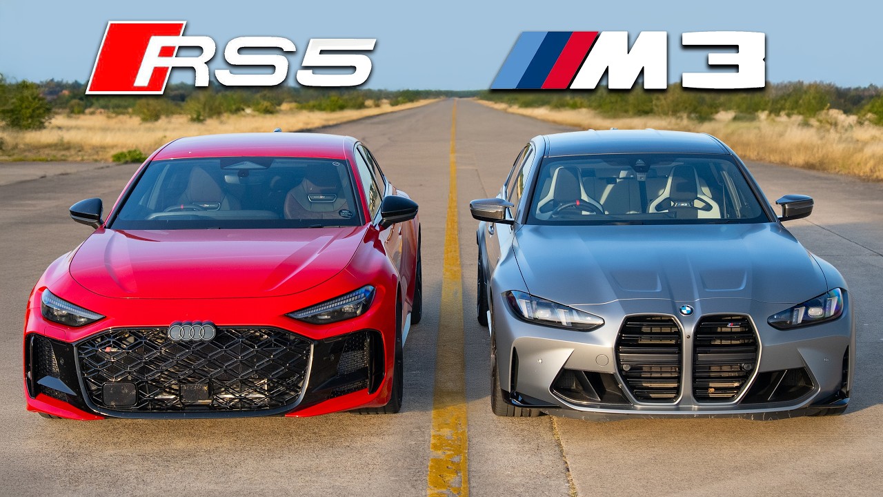 Can Audi’s new RS5 finally beat the BMW M3 in a drag race?