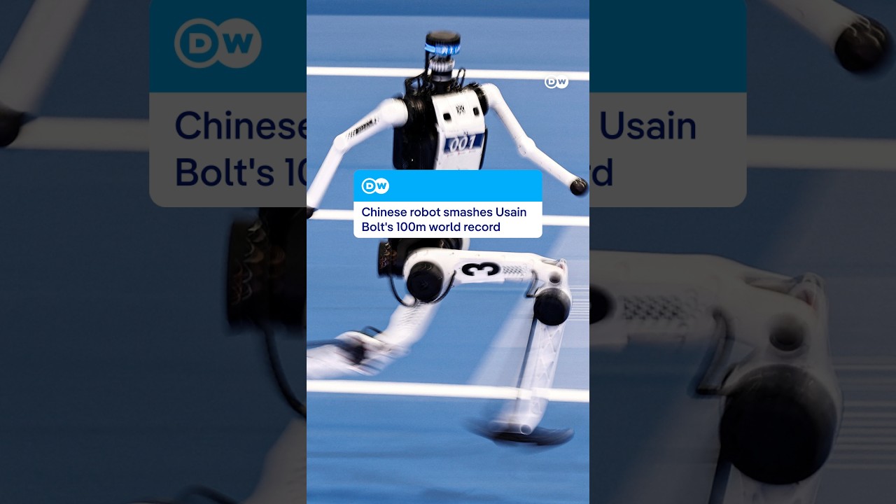 Chinese robot smashes Usain Bolt’s 100m world record | DW News