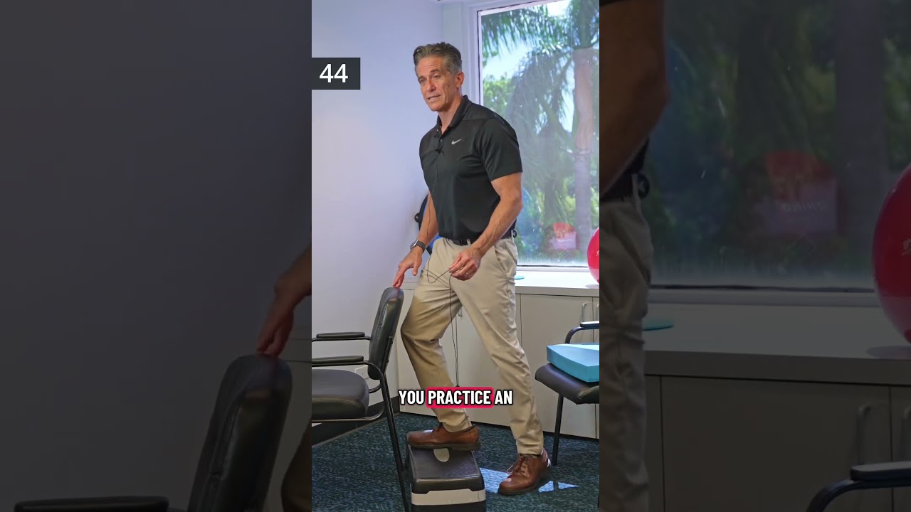 Climb Stairs like you’re 10 years younger with this daily stair stepping exercise #physicaltherapy
