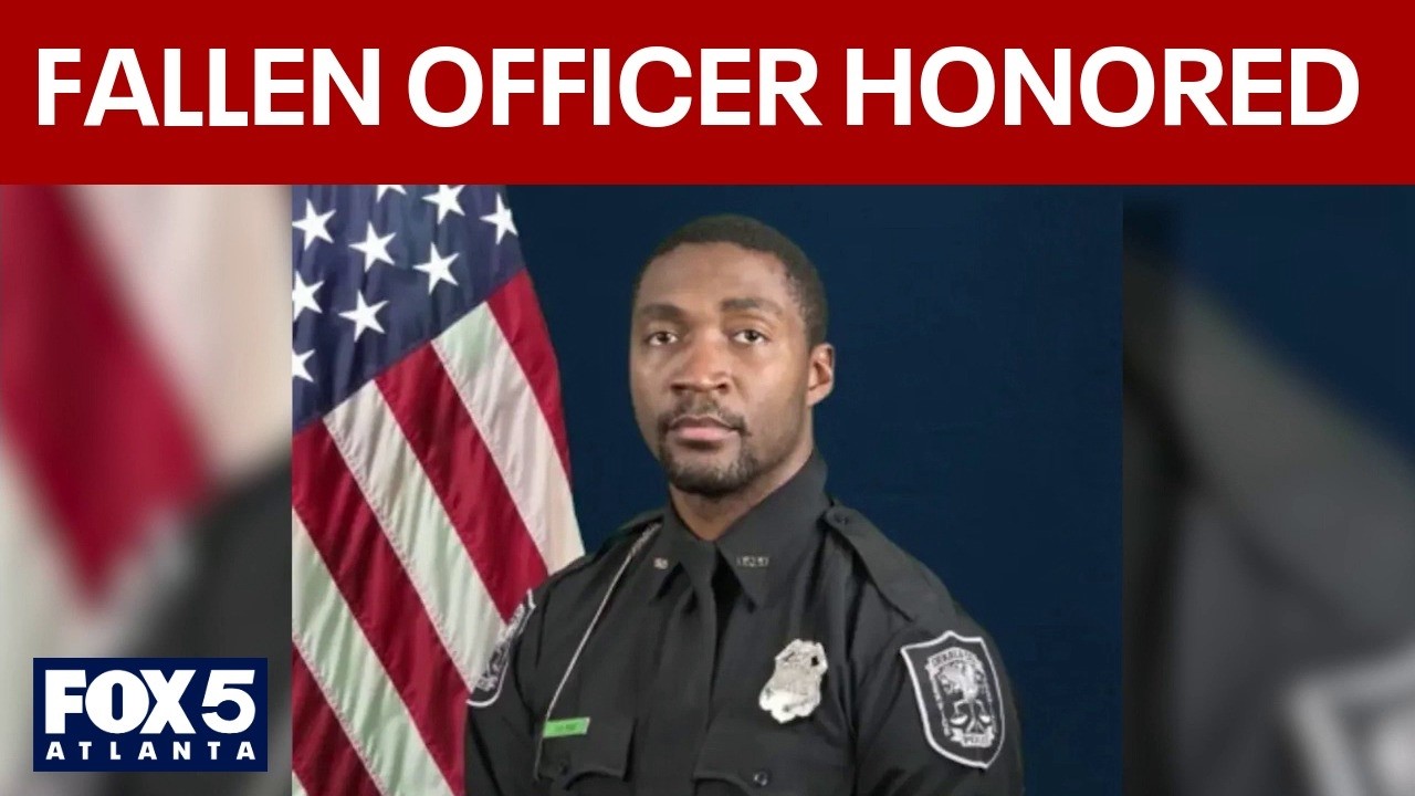DeKalb honors officer killed in CDC shooting 1 year later | FOX 5 News