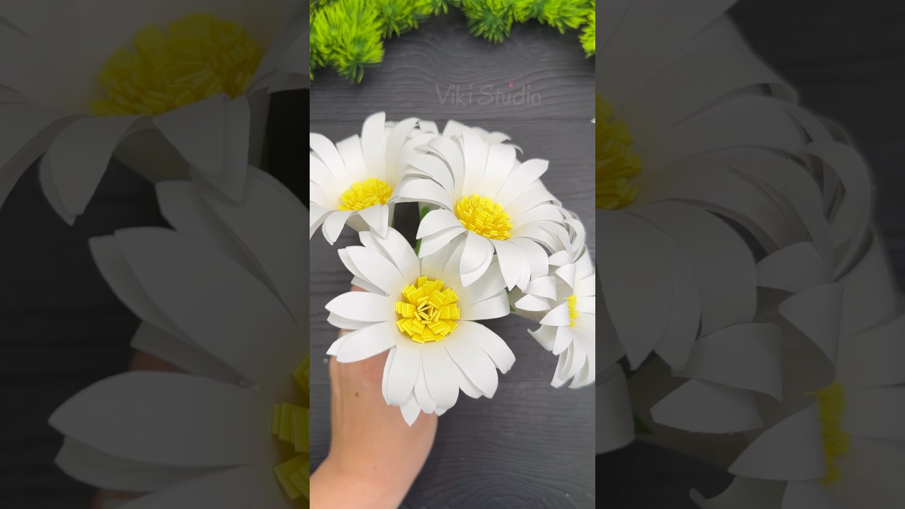 DIY Cute Daisy Flower Gift Idea 🌼 Easy Paper Craft #fypシ #papercraft #fyp #craftideas