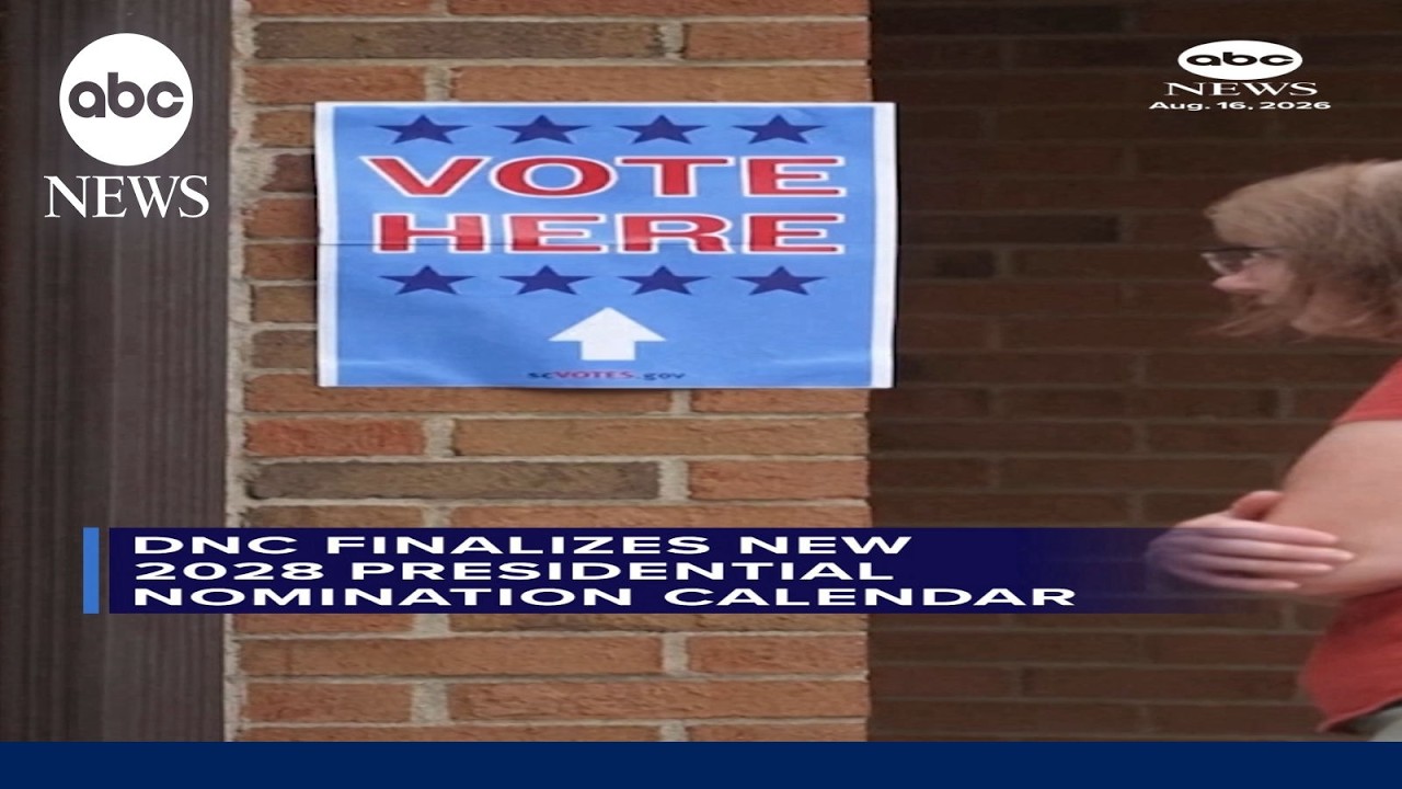 DNC finalizes new 2028 presidential nomination calendar
