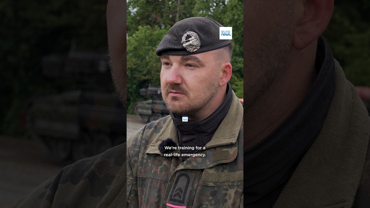 Euronews spent a week with German soldiers in Lithuania