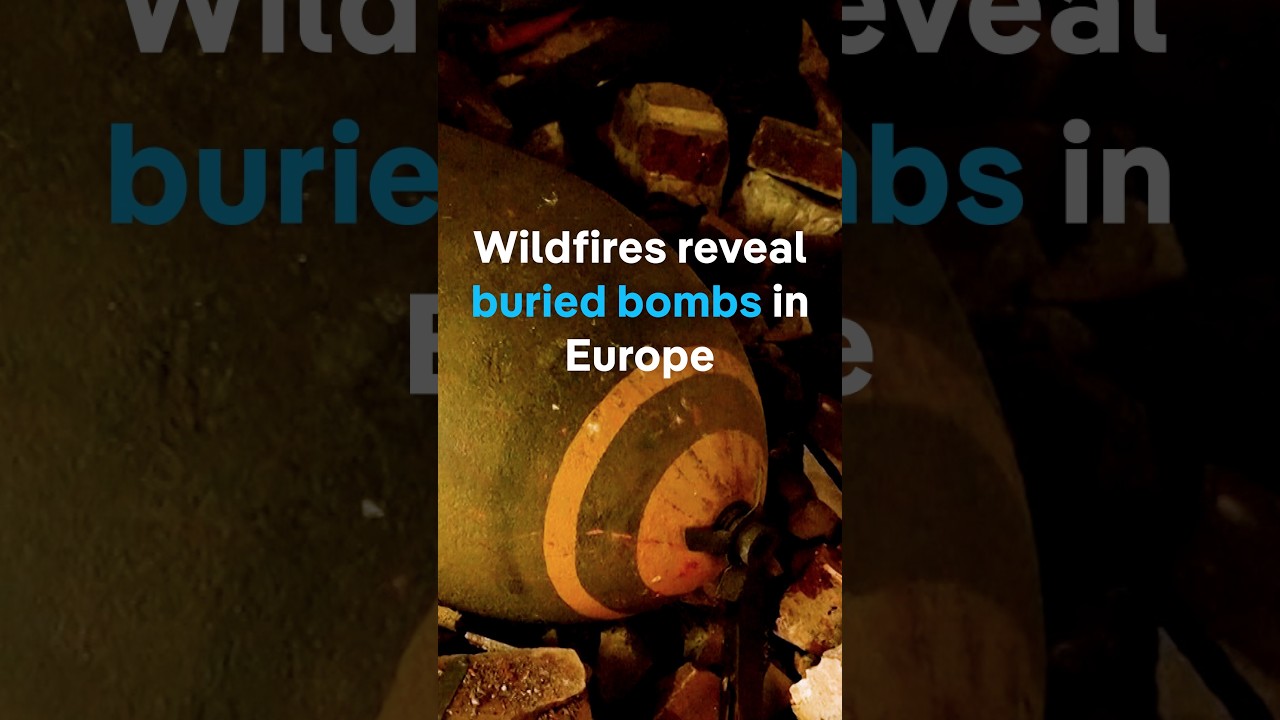 European wildfires reveal buried bombs from WW1 and WW2 | DW News