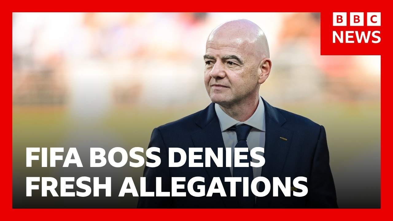 Fifa boss Gianni Infantino denies claims Uefa paid off alleged ‘lover’ | BBC News