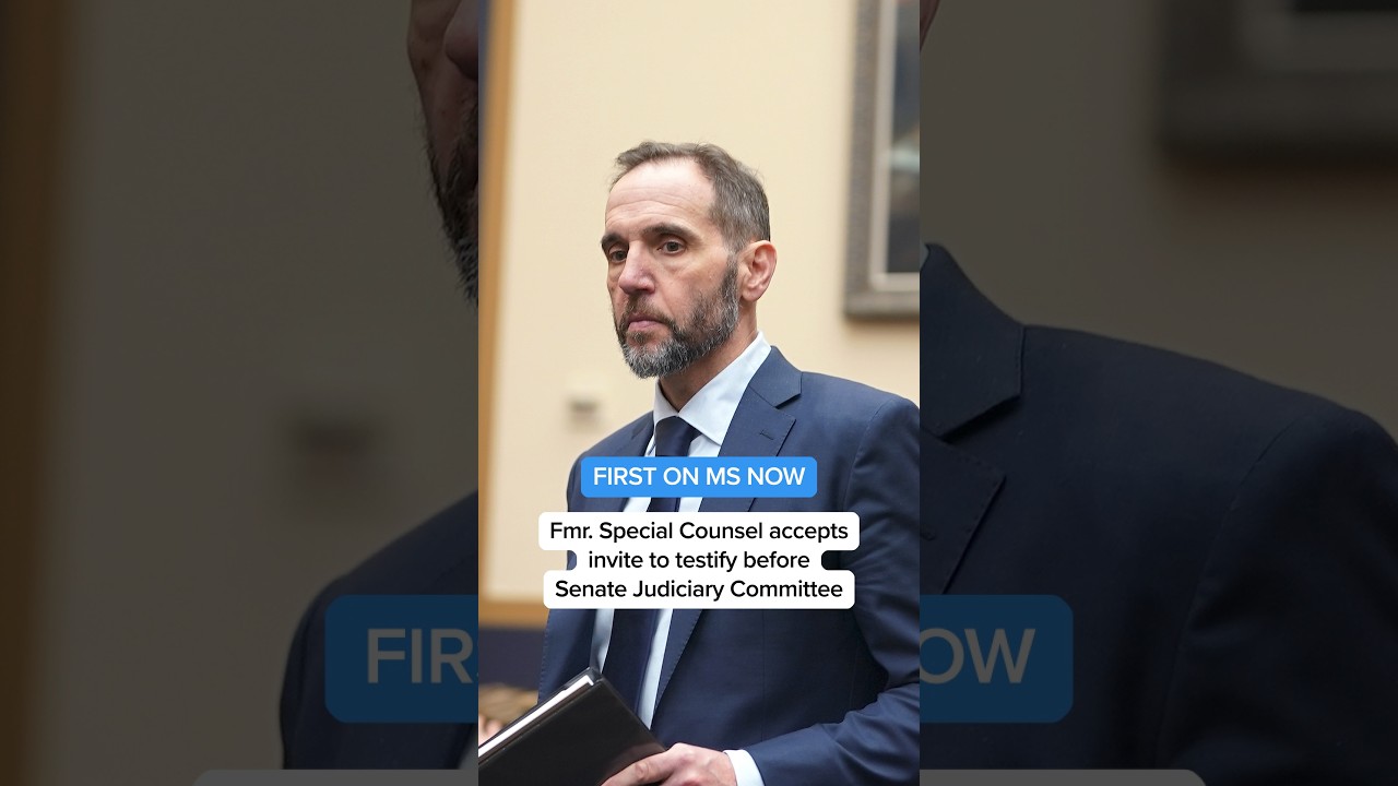 FIRST ON MS NOW: Fmr. Special Counsel accepts invite to testify before Senate Judiciary Committee
