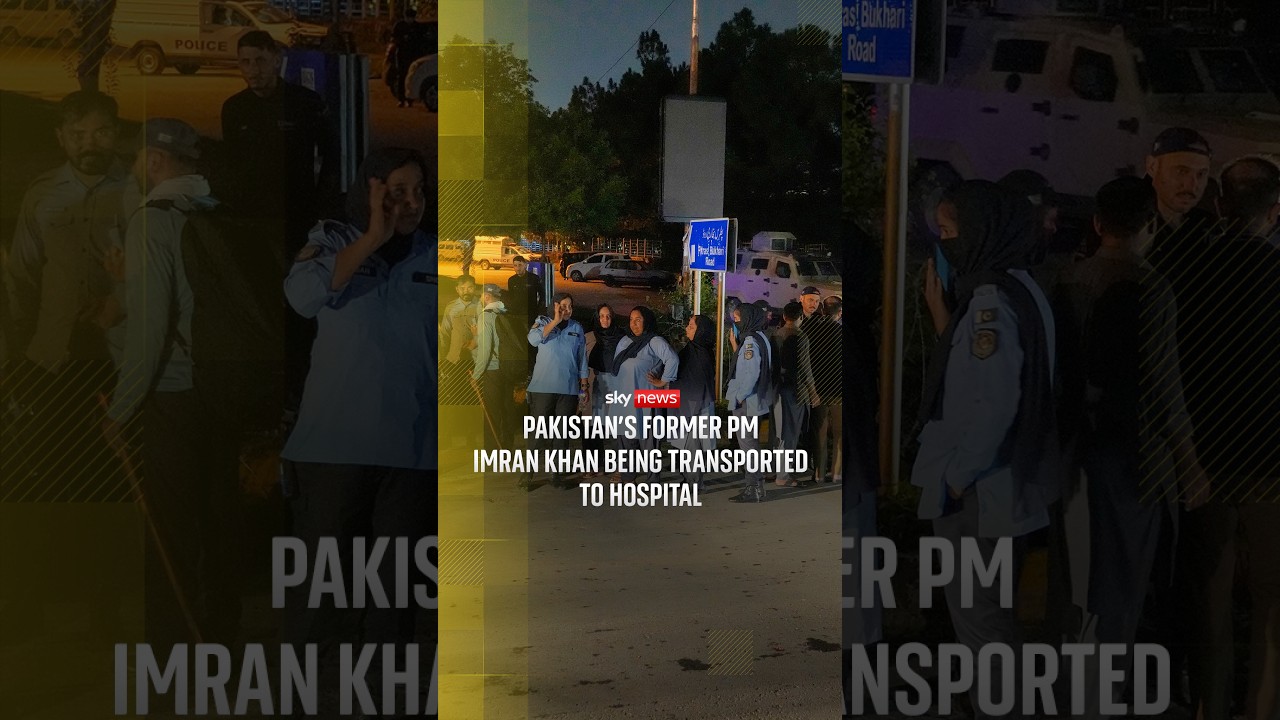 Former Pakistan PM Imran Khan transported to hospital