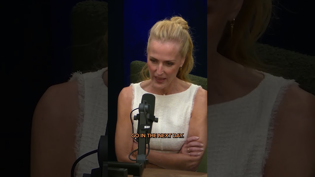Gillian Anderson was voted “most likely to get arrested.” #podcast #comedy