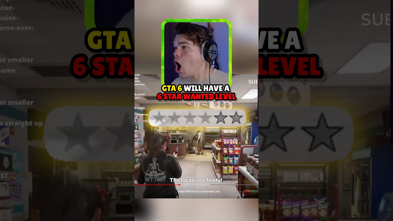 GTA 6 have a 6 STAR WANTED LEVEL!
