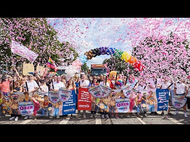 Hamburg celebrates Pride with increased security one week after deadly Berlin attack